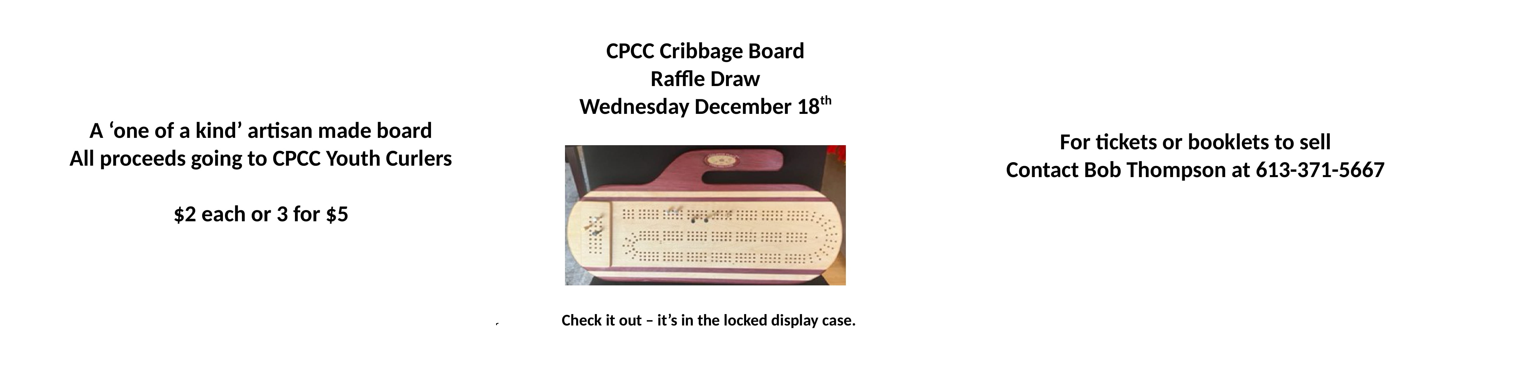 CPCC_Cribbage_Board