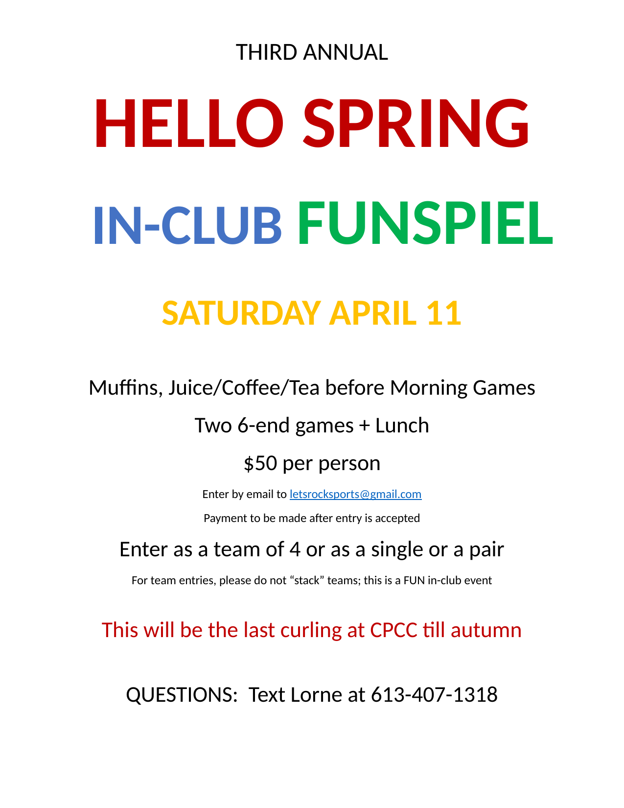 HELLO SPRING FUNSPIEL