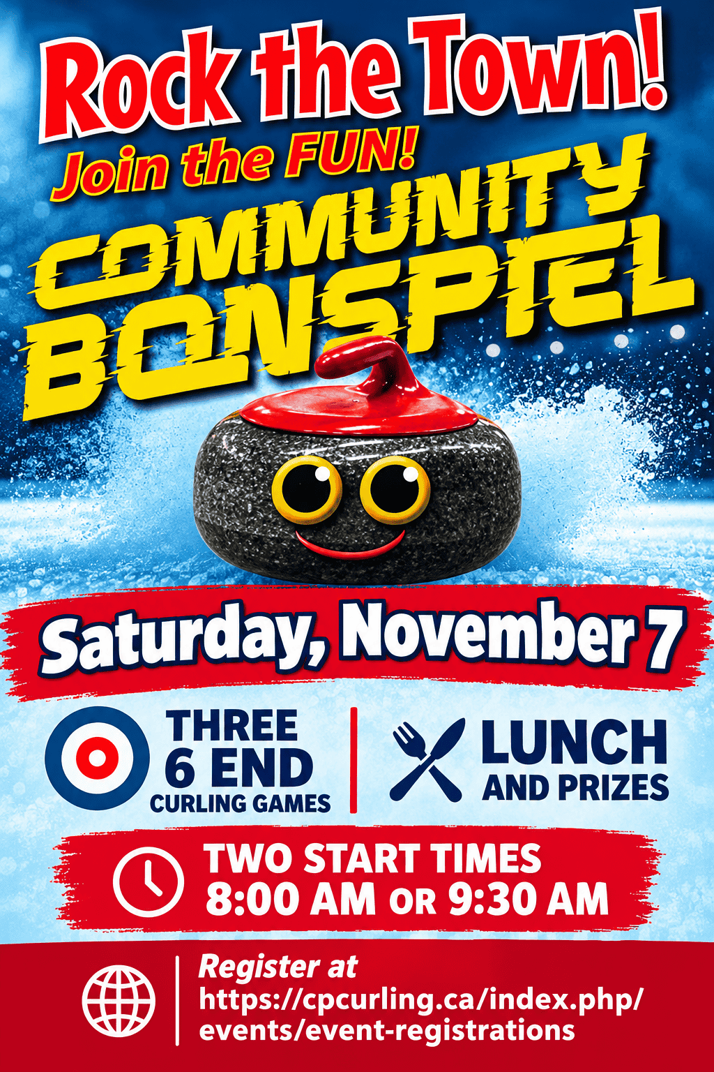 Community Bonspiel Poster Single Day SMALL